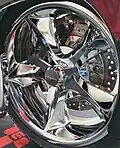 Honda Rune – Hinterradfelge in der verchromten Luxusvariante „B“