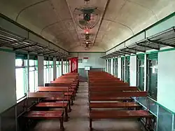 Innenansicht Eisenbahnwagen, 3.&nbsp;Klasse 1911