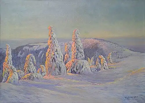 Hornisgrinde in winterlichem Sonnenaufgang