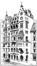 Hotel Meissl & Schadn, 1896, Fassade Neuer Markt&nbsp;2 (früher: Mehlmarkt)[7].