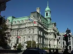 Hôtel de ville de Montréal / Montreal City Hall, Rue Notre-Dame, Montreal; Henri-Maurice Perrault, Alexander Cowper Hutchison 1872–1878