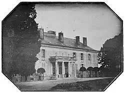 Château du Piple (1843), Daguerreotypie von Hottinguers Sohn Jean-Henri