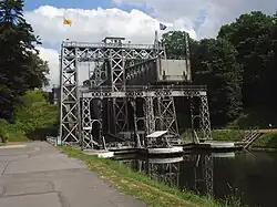 Die vier Schiffshebewerke des Canal du Centre und ihre Umgebung Louvière und Le Roeulx (Hennegau)