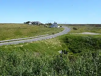 Gebäude im Nordosten von Garrabost