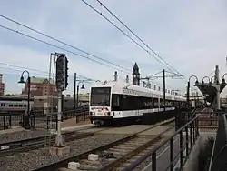 Station Hoboken Terminal der Hudson-Bergen Light Rail