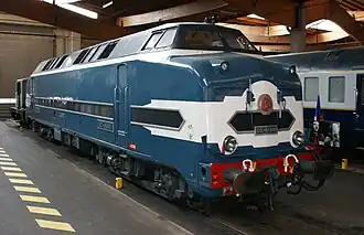 Dieselelektrische Lok der SNCF-Baureihe CC 65000 aus dem Jahr 1956