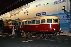 Micheline Typ 22 im Eisenbahnmuseum Mülhausen