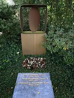 Hugo Krayenbühl-Gross (1902–1985) Neuchirurg und Direktor der Neurochirurgischen Universitätsklinik Zürich. Grab, Friedhof Enzenbühl