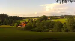 Südwestlicher Blick auf die Hundsberger Sägemühle.