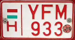 Kennzeichen für langsame Fahrzeuge