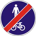 D-28 Ende des Gemeinsamen Geh- und Radwegs