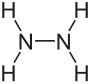 Struktur von Hydrazin