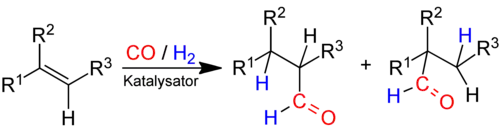 Hydroformylierung eines Alken