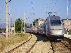 TGV Duplex in Hyères (2008)