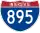 Straßenschild der I-895
