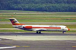 Fokker 100 der Alpi Eagles