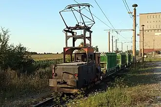 EL 1 Lok Nr. 16704 Werklok Nr.1, bei Verladeanlage