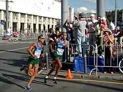 Solonei da Silva (links), Rang&nbsp;sechs / Paulo Roberto Paula, Rang&nbsp;sieben