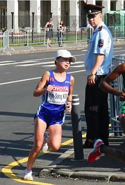 Kim Hye-song, Nordkorea – Rennen nicht&nbsp;beendet