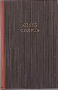 IB 726 Sophokles: König Oidipus, Sonderausgabe für die Firma Sager & Woerner, Halbledereinband