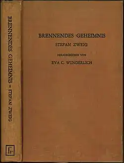 Brennendes Geheimnis, Ausgabe bei Farrar & Rinehart für US-amerikanische Studenten der Germanistik (Einband und Titelblatt)