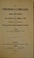 Ein 1859 vom späteren Mitgründer Appia veröffentlichtes Buch
