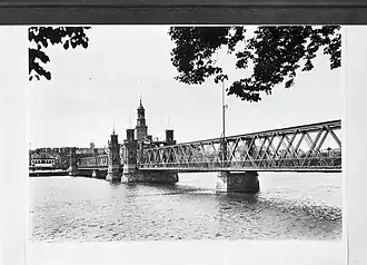 IJsselbrücke von Kampen 1930.