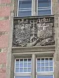 Wappen der Städte Dortmund und Emden am Hafenamt
