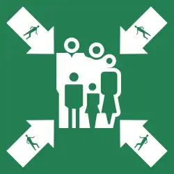 IMO A. 760 (18) Sign 023 Assembly station