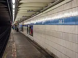 Neubau 1967: Bahnhof Grand Street in Manhattan