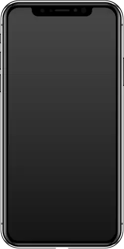 Vorderseite des iPhone X Rückseite (Silber) • (Space Grau)