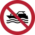 P056: Maschinenbetriebene Boote verboten