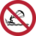P065: Kitesurfen verboten