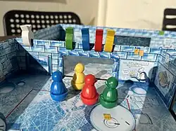 Spielmaterial: Pinguine und Fische