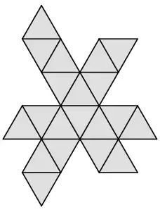 Weiteres Beispiel eines Ikosaedernetzes