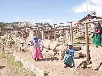 Kinder in Ch'allapampa