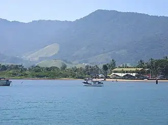 Blick auf den Strand Pereque
