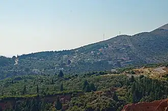 Ilias aus der Distanz von Osten aus gesehen