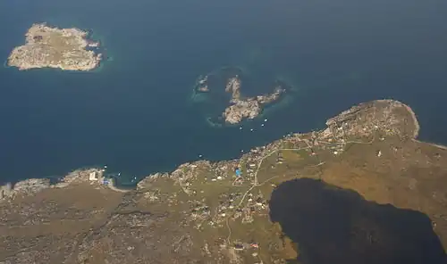 Ilimanaq aus der Luft