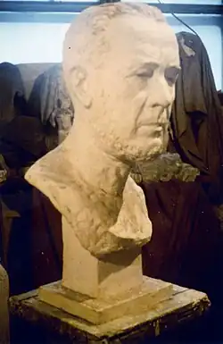 Alexander Solschenizyn, Gips-Büste, 1960er Jahre