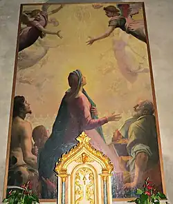 Erscheinung der unbefleckten Empfängnis (Alighieri-Altar), 1581, San Remigio, Florenz