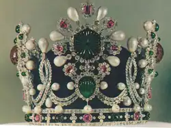 Krone der Gattin des Schahs von Persien