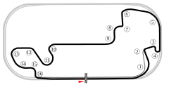 Abgeänderte Infield-Rennstrecke für die Motorrad-WM