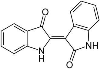 Strukturformel von Indirubin