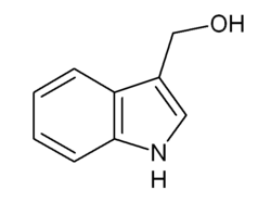 Struktur von Indol-3-carbinol = 1H-Indol-3-ylmethanol