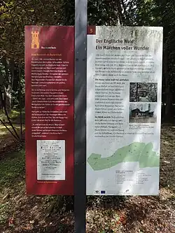 Infotafel „Englischer Wald“