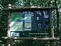 Informationstafel an der Ruine Brandenfels des X5H