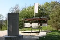 Informationsstand beim Wanderparkplatz Rotenbach in Schwäbisch Gmünd