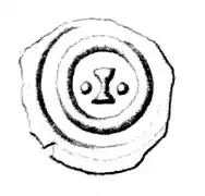 Brakteat aus der Zeit von König Inge Bårdsson