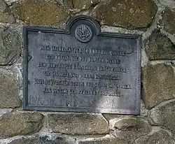 Inschrift an dieser Quelle